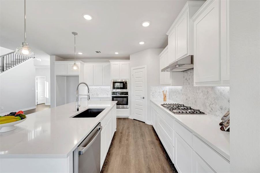 Furnished interior view inside a new home in Solterra - Garden Series, Mesquite (Image 12).