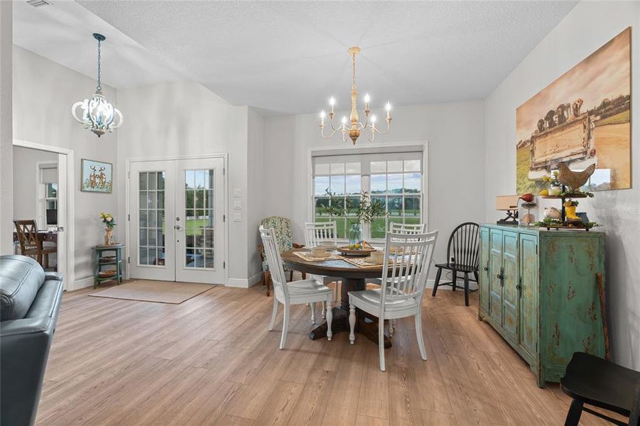 Dining room front kitchen