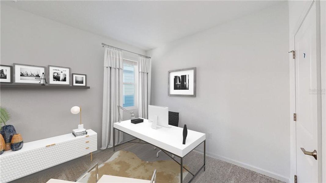 Furnished interior view inside a new home in Tohoqua: Cottages Collection, Kissimmee (Image 10).