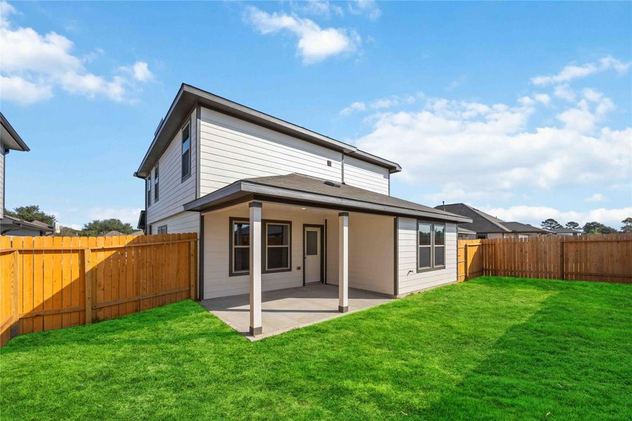 Exterior details and patio area of a home in The Villages at Westpointe, Dayton (Image 3).