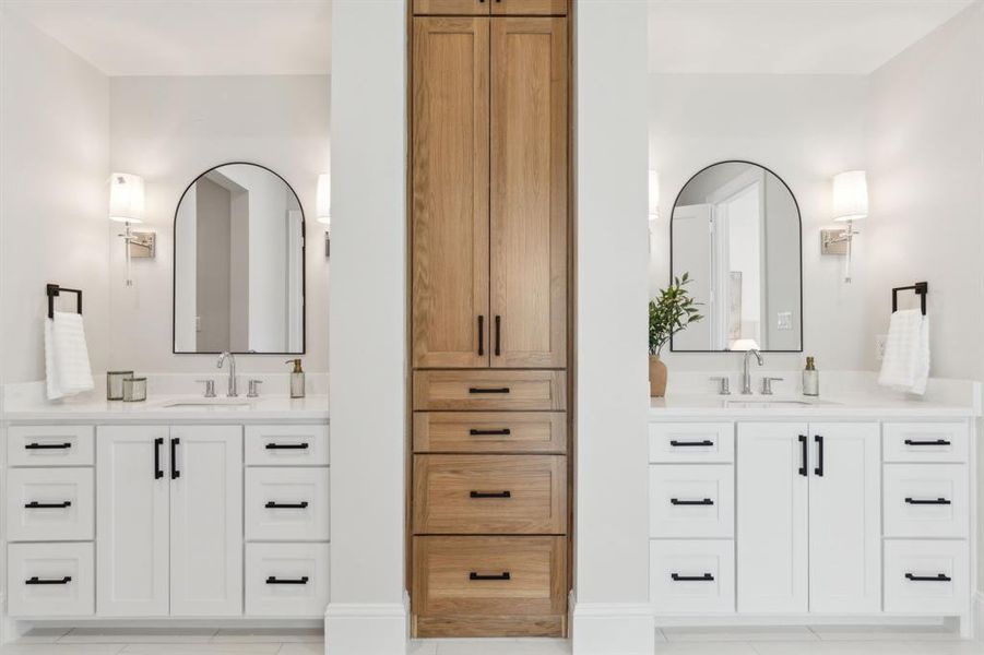 Furnished interior view inside a new home in , Dallas (Image 16).