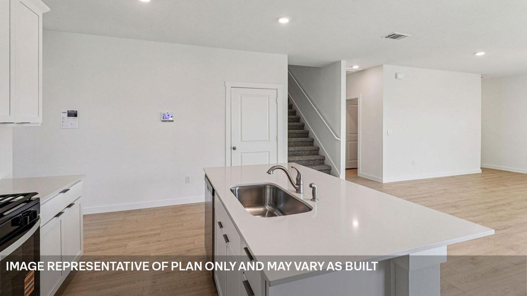 Furnished interior view inside a new home in Monarch Ranch, Manor (Image 7).