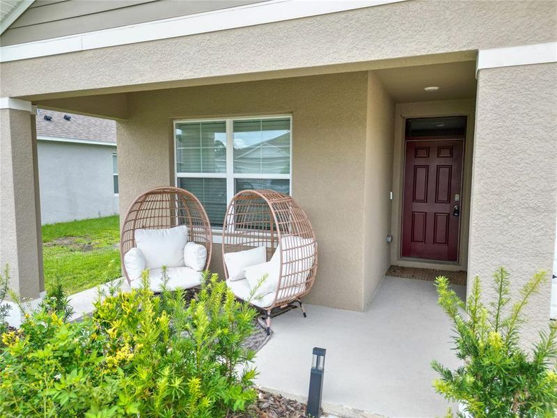 Exterior details and patio area of a home in Wind Meadows South, Bartow (Image 32). Exterior details and patio area of a home in Wind Meadows South, Bartow (Image 32).