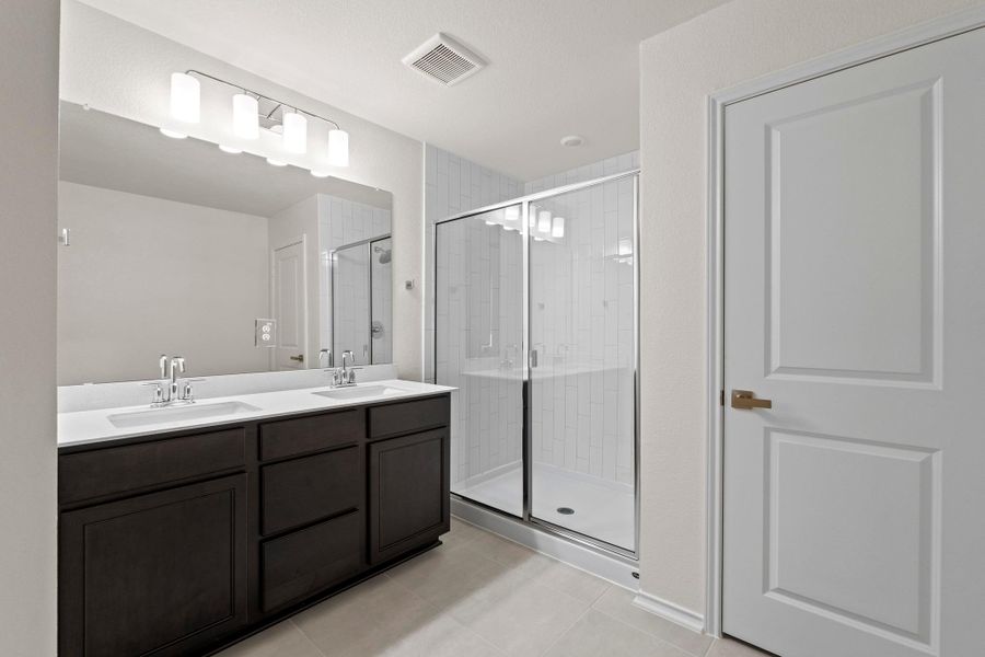 Furnished interior view inside a new home in Salerno - Heritage Collection, Round Rock (Image 14).