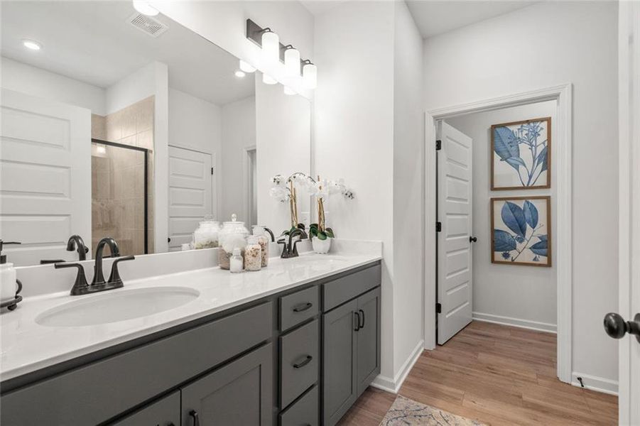 Furnished interior view inside a new home in Hawks View, Ringgold (Image 23).