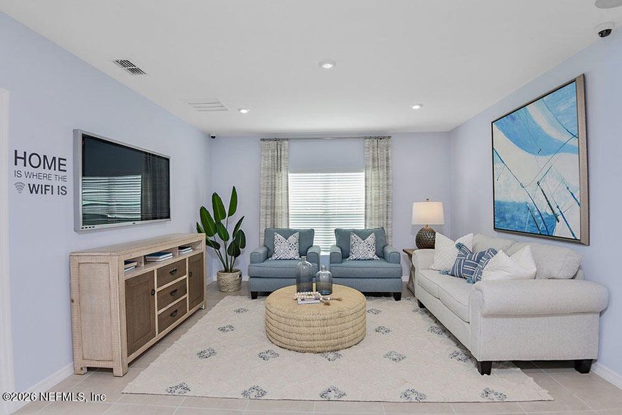 Furnished interior view inside a new home in Coopers Meadow, Jacksonville (Image 11).