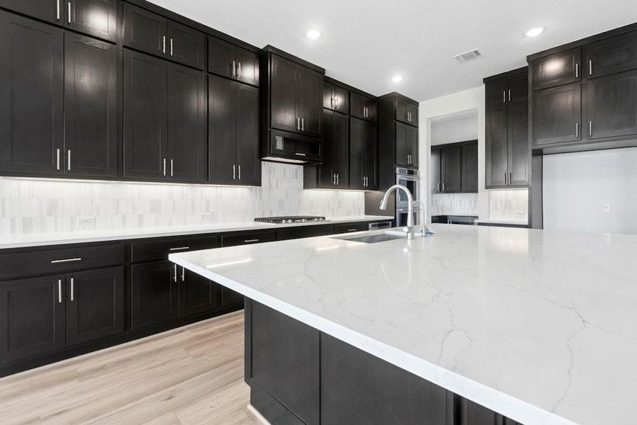 Furnished interior view inside a new home in Leander Estates, Leander (Image 5). Furnished interior view inside a new home in Leander Estates, Leander (Image 5).