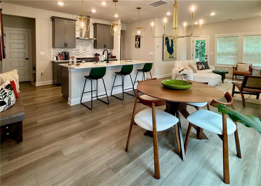 Furnished interior view inside a new home in , Cumming (Image 23).