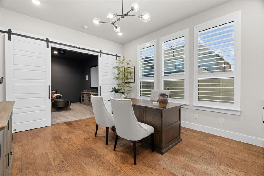 Furnished interior view inside a new home in , Argyle (Image 15).