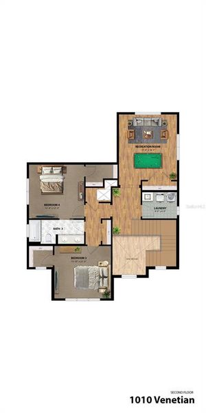 2D floor plan layout of this home in , Winter Park, FL (Image 3).