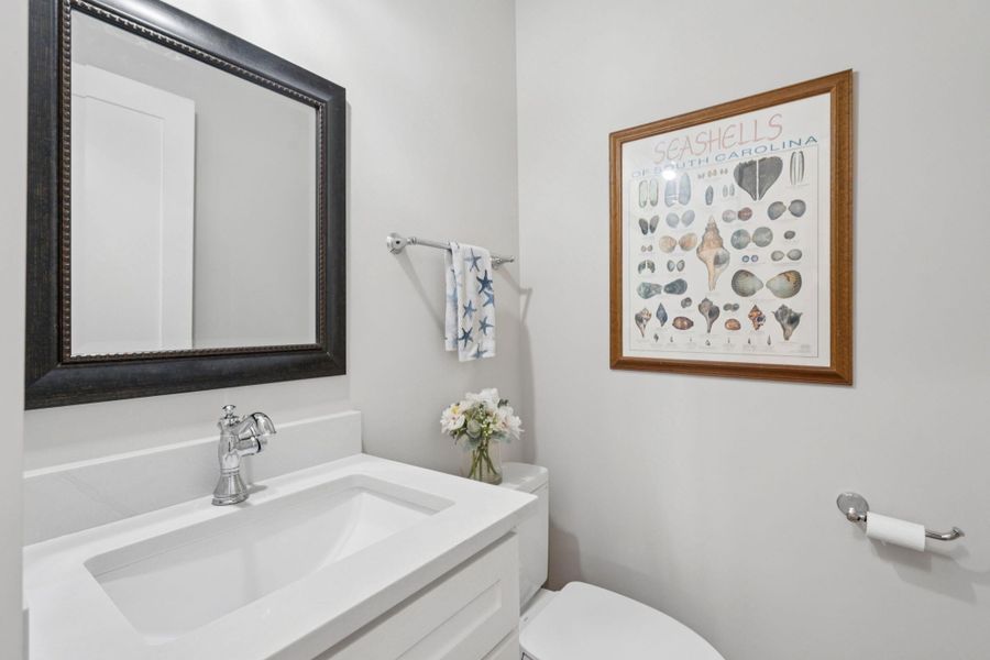 Furnished interior view inside a new home in , Folly Beach (Image 41).