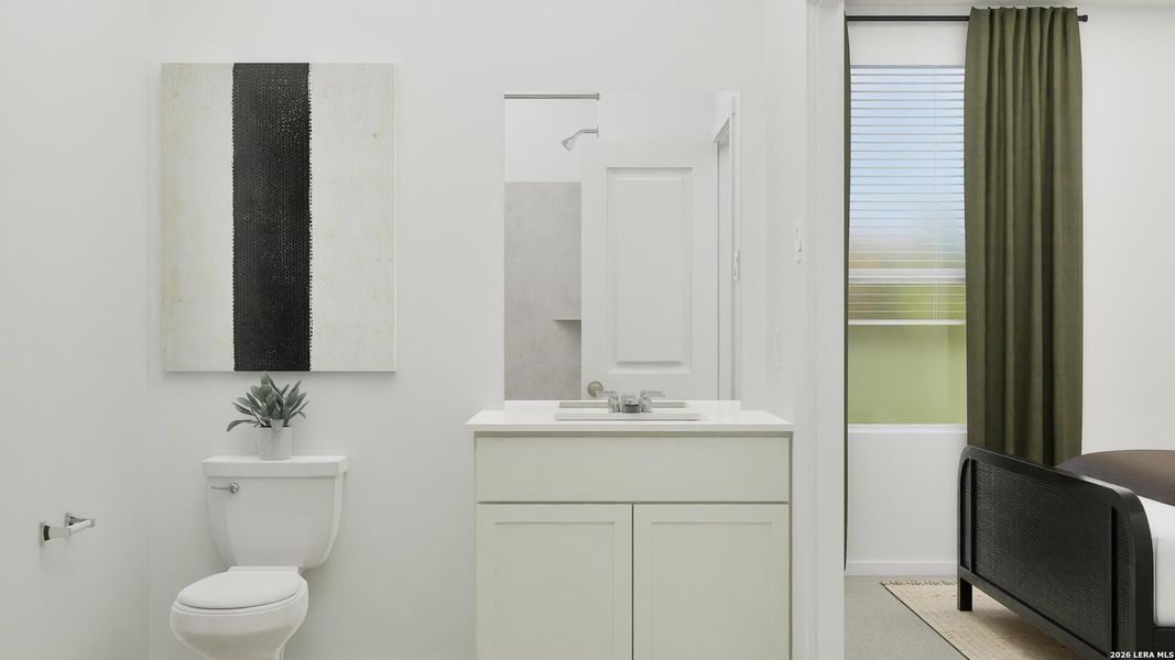 Furnished interior view inside a new home in Stone Garden, Elmendorf (Image 16). Furnished interior view inside a new home in Stone Garden, Elmendorf (Image 16).