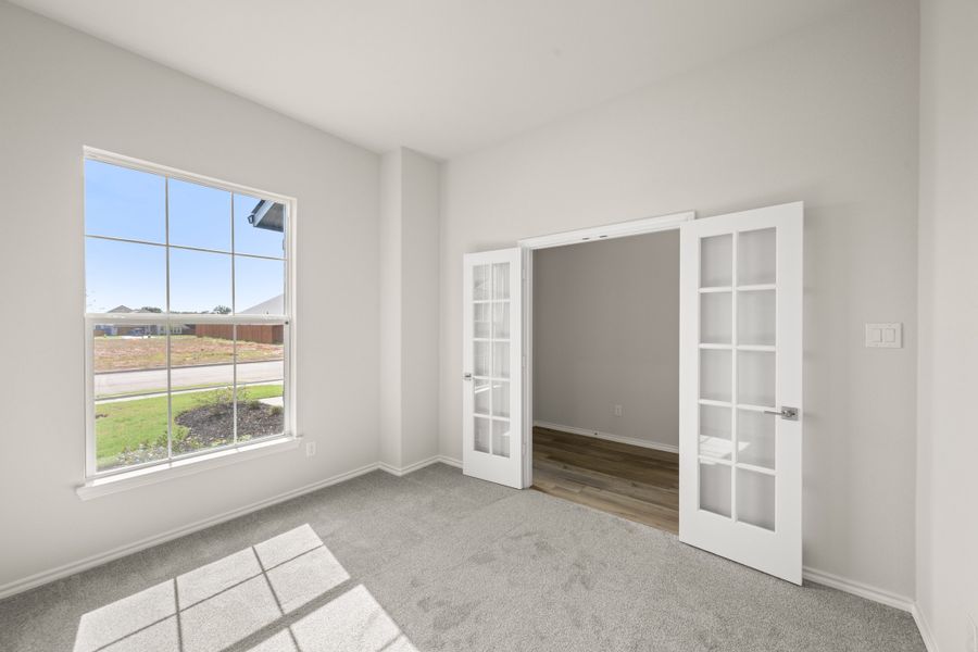 Spacious, unfurnished interior of a new home in El Dorado, Granbury (Image 25). Spacious, unfurnished interior of a new home in El Dorado, Granbury (Image 25).