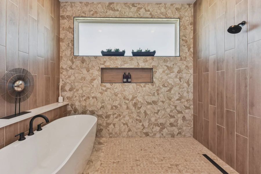 Representative furnished interior of a home built from the Franklin by Chesmar Homes in Feathergrass, Fulshear (Image 15).