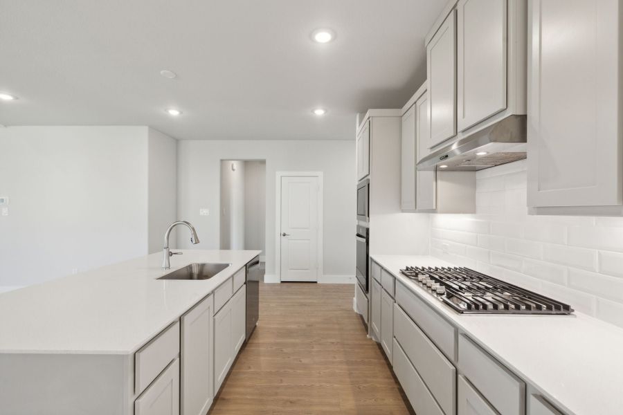 Representative furnished interior of a home built from the Dove by Centre Living Homes in Dove Hollow, Waxahachie (Image 15).
