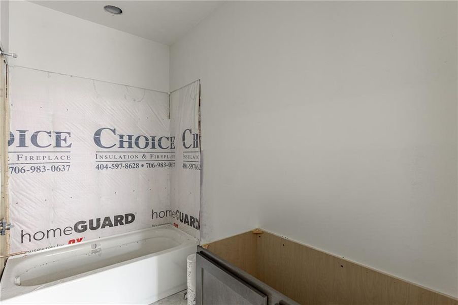 In-progress construction of a new home in , Buford, GA (Image 28).