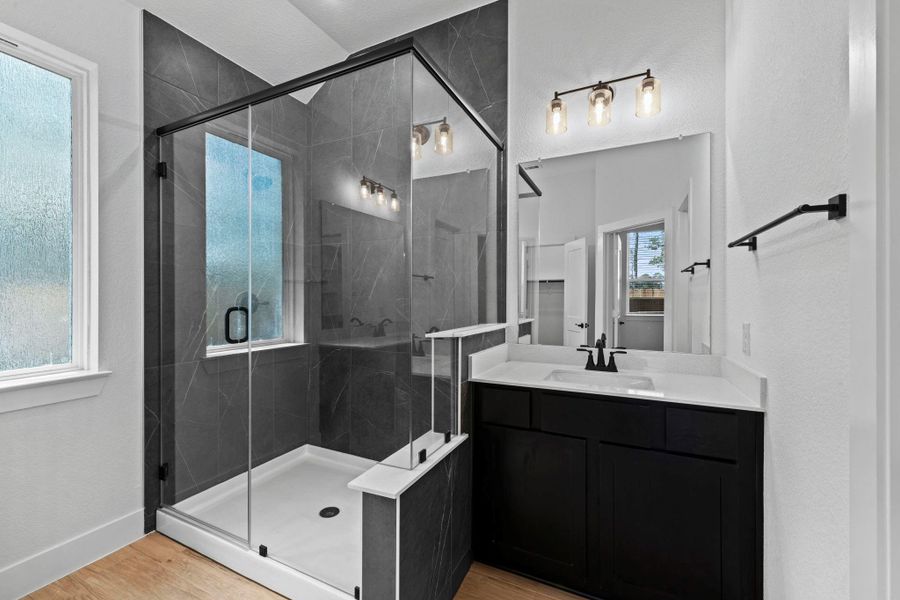 Furnished interior view inside a new home in The Woodlands Hills, Willis (Image 8). Furnished interior view inside a new home in The Woodlands Hills, Willis (Image 8).