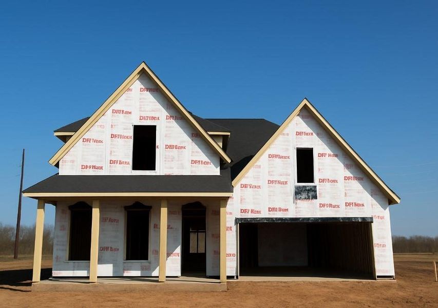 Actual progress of your home.