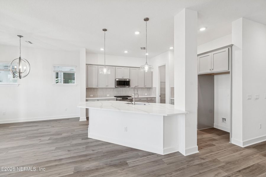 Furnished interior view inside a new home in Crosswinds 40’, Ponte Vedra (Image 8). Furnished interior view inside a new home in Crosswinds 40’, Ponte Vedra (Image 8).