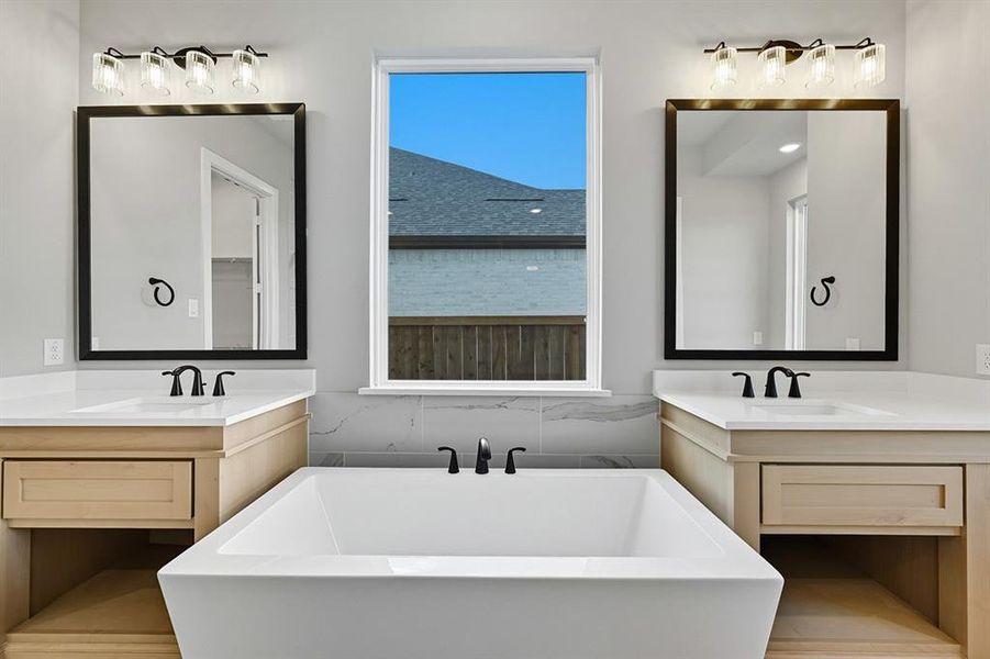 Furnished interior view inside a new home in Sandbrock Ranch: 70ft. lots, Aubrey (Image 12). Furnished interior view inside a new home in Sandbrock Ranch: 70ft. lots, Aubrey (Image 12).