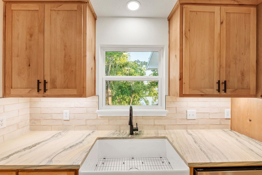 Furnished interior view inside a new home in , Point Blank (Image 17).