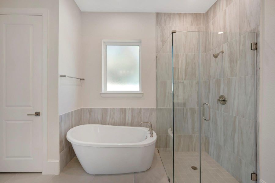 Furnished interior view inside a new home in The Woodlands Hills - Premier Collection, Willis (Image 13).