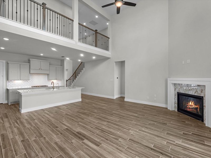 Spacious, unfurnished interior of a new home in Dunham Pointe, Cypress (Image 18).