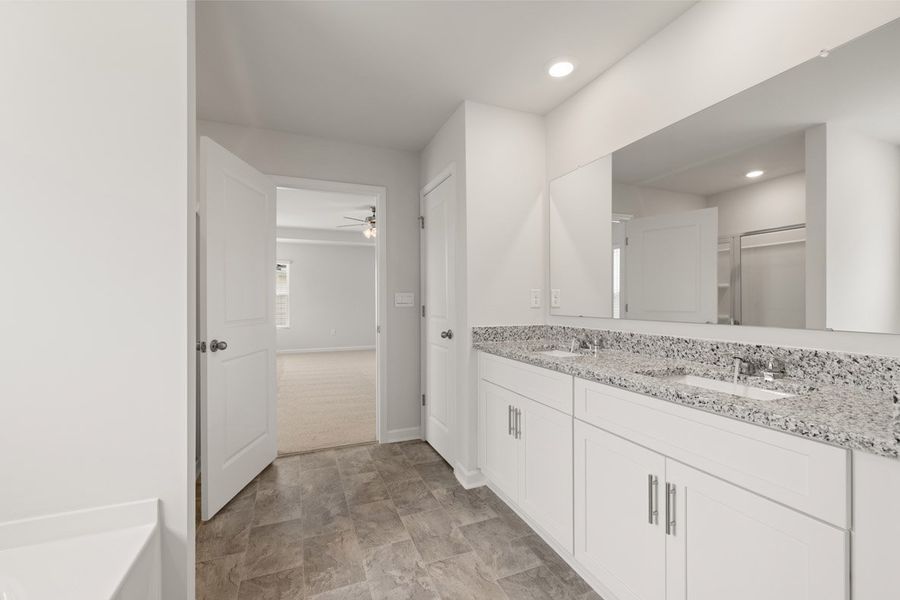 Representative furnished interior of a home built from the Mansfield by D.R. Horton in Southwind Village, Evans (Image 11).