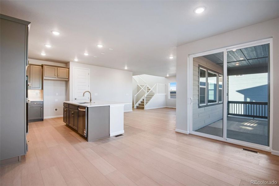 Furnished interior view inside a new home in Prelude at Sterling Ranch, Littleton (Image 6).
