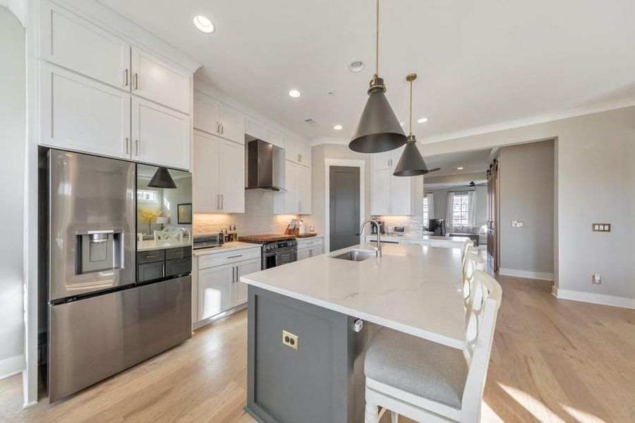 Furnished interior view inside a new home in , Woodstock (Image 45).