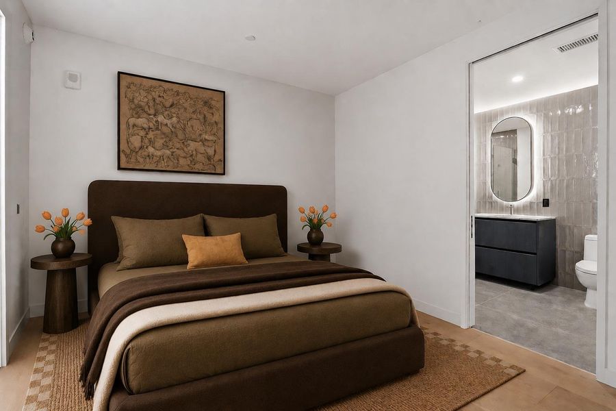 Furnished interior view inside a new home in , Austin (Image 29).