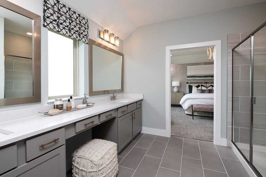 Furnished interior view inside a new home in Discovery Collection at Bridgewater, Midlothian (Image 9). Furnished interior view inside a new home in Discovery Collection at Bridgewater, Midlothian (Image 9).