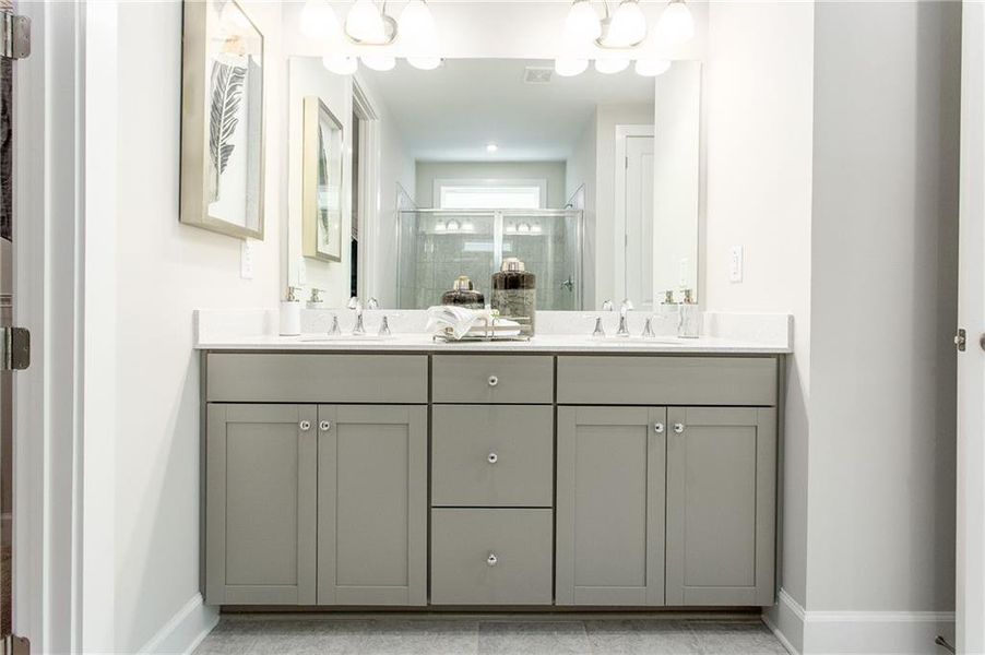 Furnished interior view inside a new home in , Hoschton (Image 13).