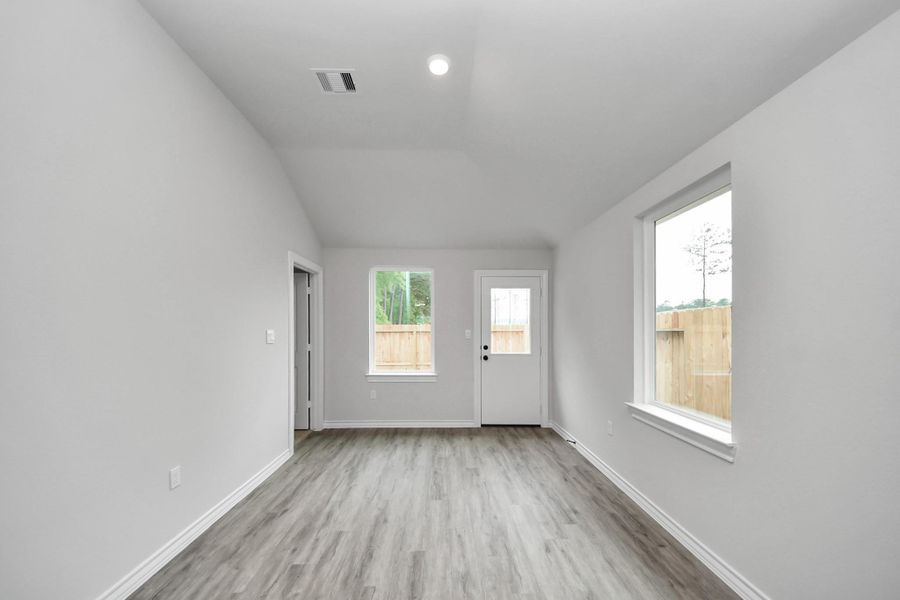 Spacious, unfurnished interior of a new home in The Enclave at Spring Branch, Montgomery (Image 29). Spacious, unfurnished interior of a new home in The Enclave at Spring Branch, Montgomery (Image 29).