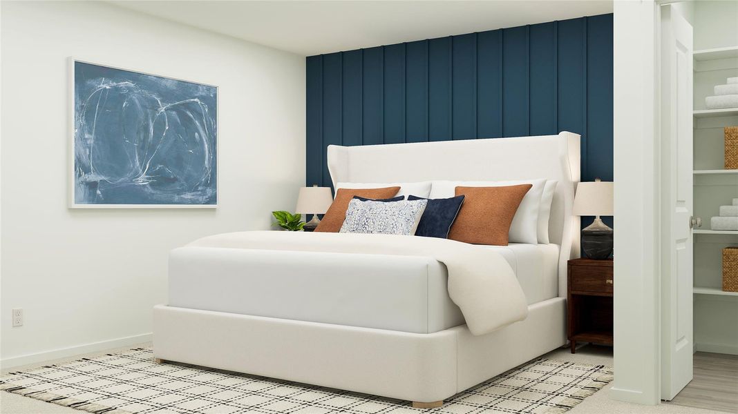 Furnished interior view inside a new home in Santa Fe Village, Cleveland (Image 5). Furnished interior view inside a new home in Santa Fe Village, Cleveland (Image 5).