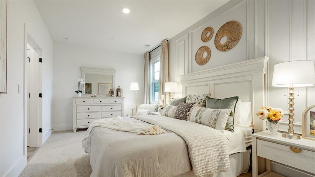 Furnished interior view inside a new home in The Village at Sandy Plains, Marietta (Image 15). Furnished interior view inside a new home in The Village at Sandy Plains, Marietta (Image 15).