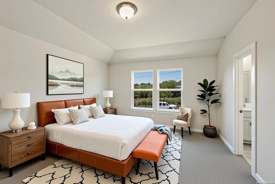 Furnished interior view inside a new home in Park Hill Commons, San Antonio (Image 10).