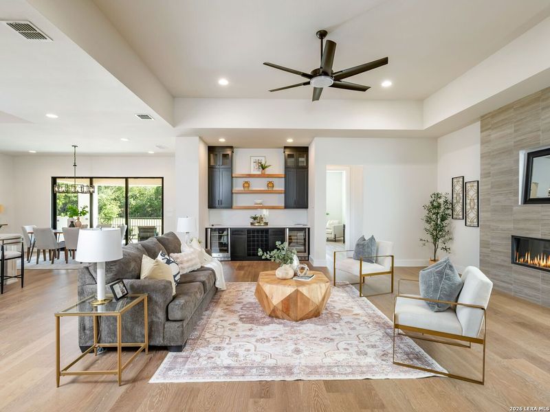 Furnished interior view inside a new home in , San Antonio (Image 15). Furnished interior view inside a new home in , San Antonio (Image 15).