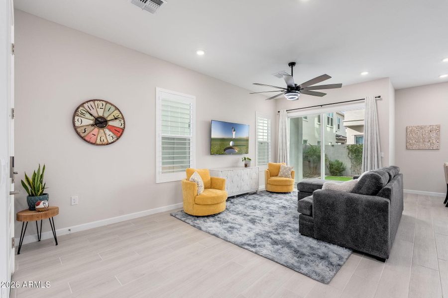 Light and bright living room