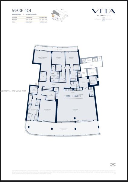 2D floor plan layout of this home in , Miami, FL (Image 4).
