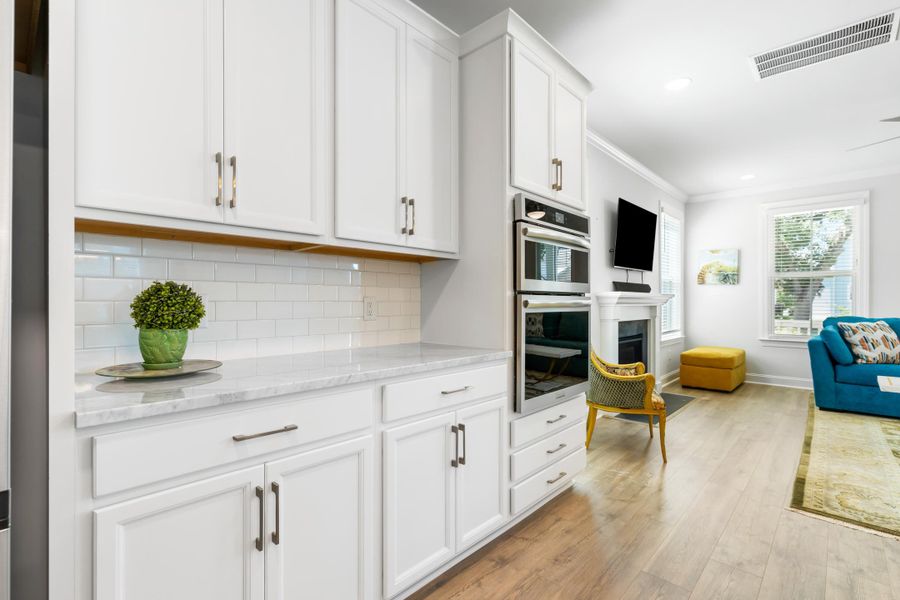 Furnished interior view inside a new home in Oak Bluff, Charleston (Image 32).