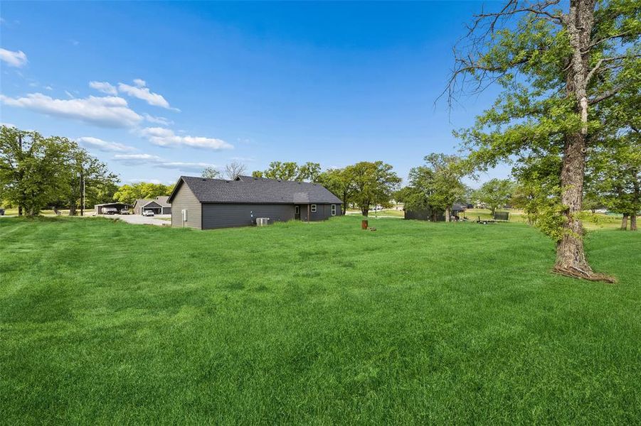 Exterior details and patio area of a home in , Springtown (Image 21).
