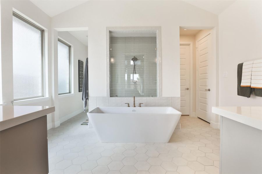 Furnished interior view inside a new home in Elyson, Katy (Image 35).