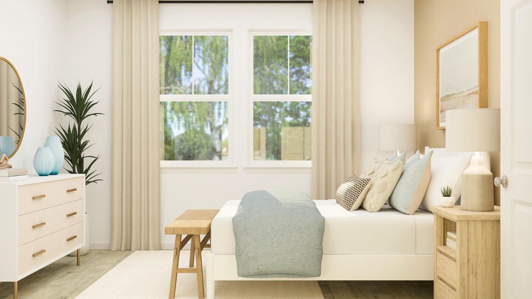 Furnished interior view inside a new home in Horizons at Carnes Crossroads | 55+: Legends Collection, Summerville (Image 12).