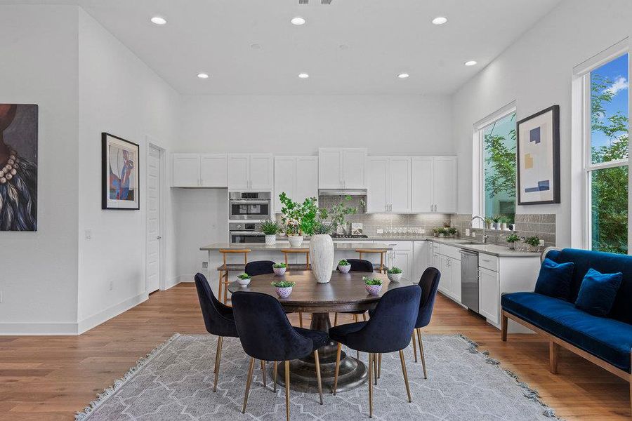 Furnished interior view inside a new home in Agave, Austin (Image 16).