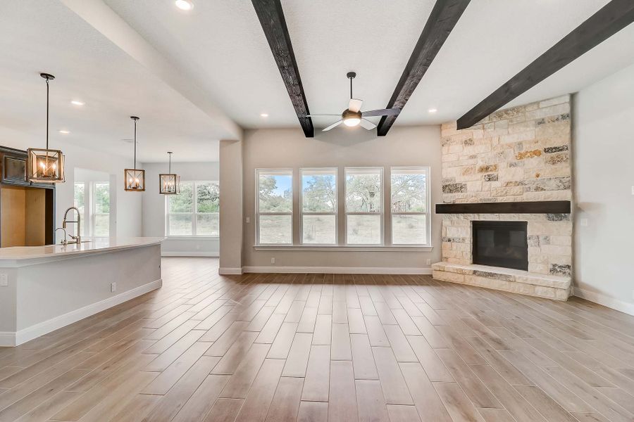 The Fredericksburg - Family Room The Fredericksburg - Family Room