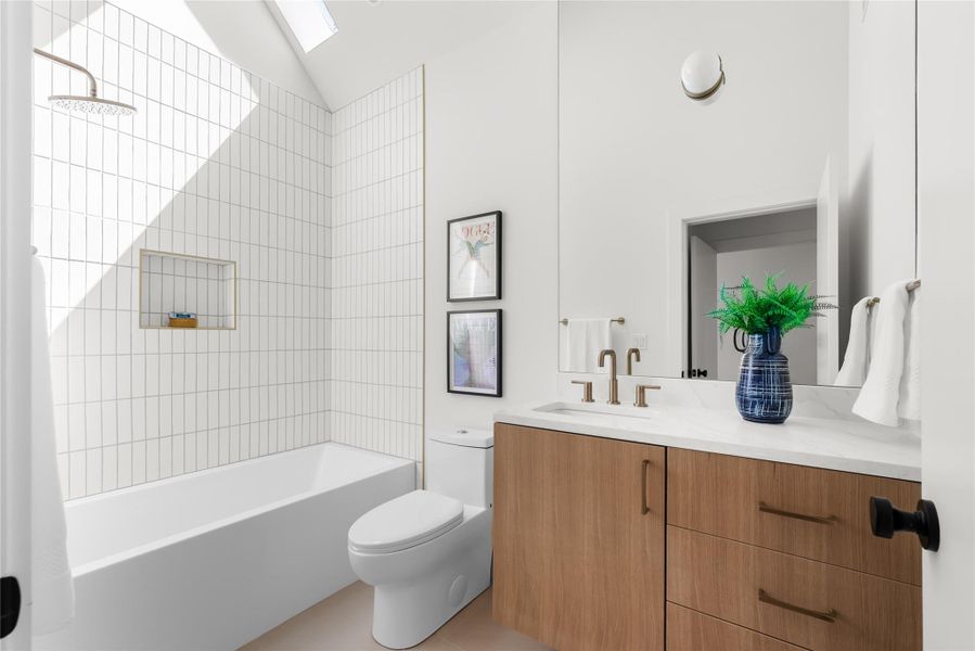 Furnished interior view inside a new home in , Austin (Image 13). Furnished interior view inside a new home in , Austin (Image 13).