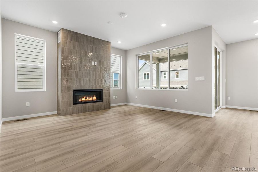 Spacious, unfurnished interior of a new home in Tribute at Lyric, Lone Tree (Image 39). Spacious, unfurnished interior of a new home in Tribute at Lyric, Lone Tree (Image 39).