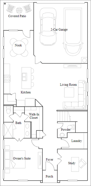 Image 28 representing the Midland by Lennar in Wildflower Ranch: Lonestar Collection, Fort Worth, TX.