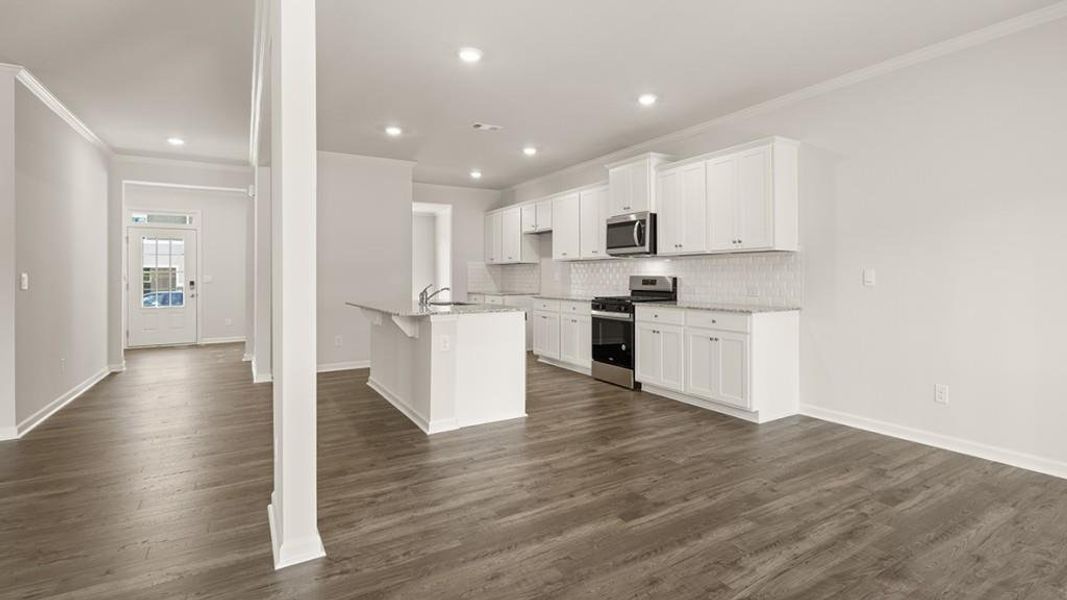 Furnished interior view inside a new home in , Union City (Image 5).